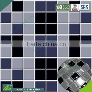 BSCI factory audit customized pvc free removable room decor 3d wall kitchen tile stickers