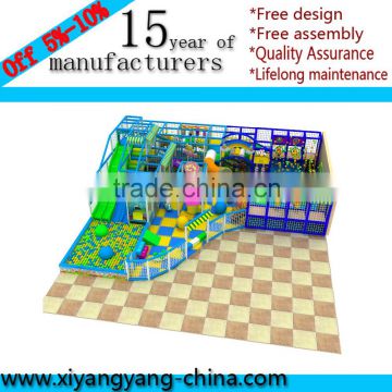 Galvanized Pipe Plastic Material Indoor Playground Equipment for Sale