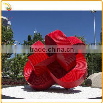 Outdoor Modern Stainless Steel Global Sculpture for Decoration photo-3