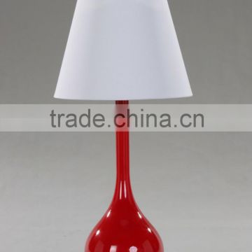 2015 Red poly table lamp/lights of indoor lighting in UL