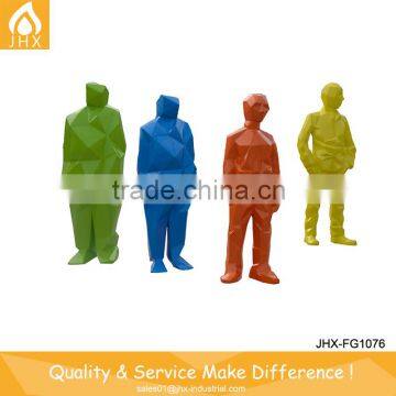 Fiberglass Handsome Boy Sculpture for Garden Decoration