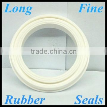 Silicone Rubber Air Sealing Ring Gasket Black White