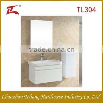 White Easy Clean Wall Mounted Good Quality Brief Style New Model Bathroom Vanity