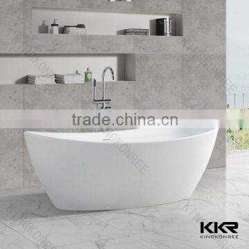 italy acrylic stone freestanding bathtub for elderly