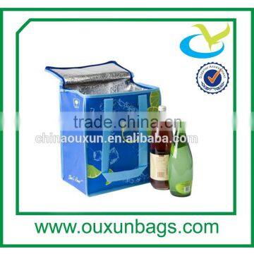 Bag in box wine cooler dispenser cooler tote bag