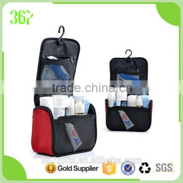 High Quality Travel Hanging Kit Pouch Toilet Bag with Plastic Hook