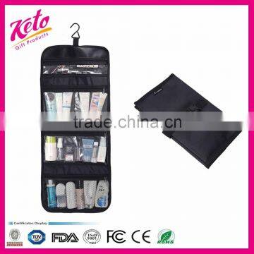 Foldable waterproof Oxford cloth clear cosmetic bag