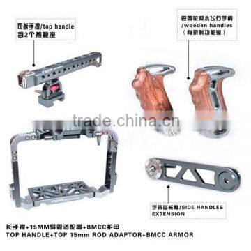 Tilta TT-BMC-07 Dslr Shoulder Rig 15mm BMCC Rig for BlackMagic Camera Cage + Follow Focus + 4*4 Carbon Matte Box photo-5