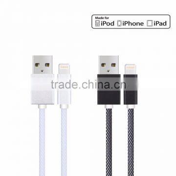 Mfi Factory OEM Metal Housing Netting Cable for iPhone 6