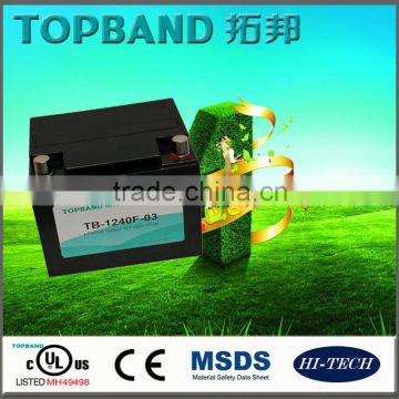 Hot !!! topband 12V 40AH LiFePO4 battery pack with PCM