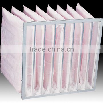 85% Galvanized Frame Synthetic Bag Filter