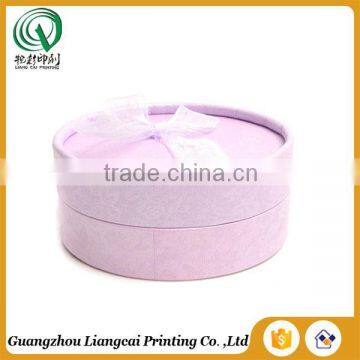 Coloful Custom Printed Hardcover Mini Round Box Design Round Jewelery Box With Lids photo-2