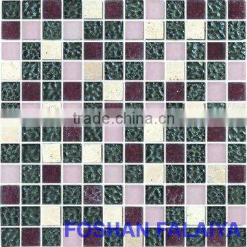 Crystal Mosaic Glass and Stone Mosaic GS025