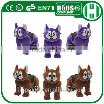 HI CE High Quality Funny Cartoon Electronic Coin System Riding Horse Toys for Girls photo-3