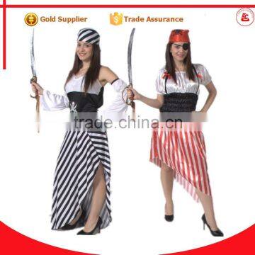 cheap wholesale long dress halloween costumes womens pirate costume for female