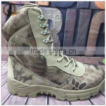 Wholesale waterproof military camouflage hunting boots for men