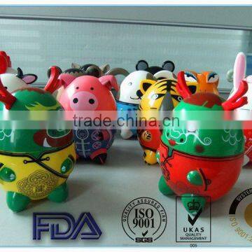 chinese zodiac of animals anmial shapeed jar