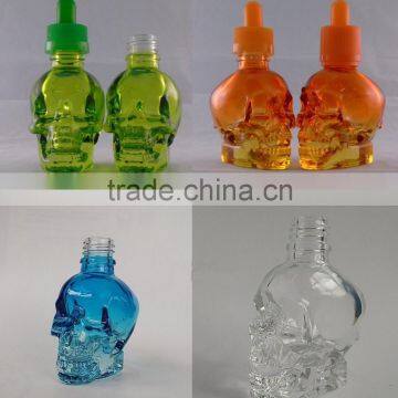 30ml colored glass skull bottle for essential oil                        
                                                                                Supplier's Choice