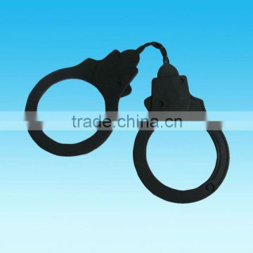 Wholesale Newest Gift Black Color Fun Sex Toy Silicone Handcuffs