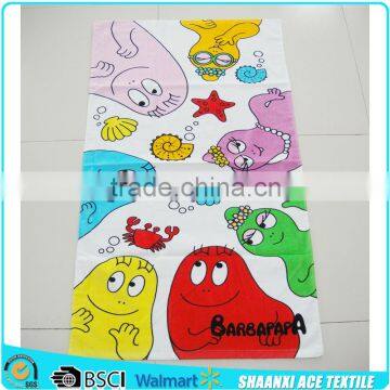 100% Natural Cotton Environmental Cartoon Garfield Print Kids Sports Towel photo-5