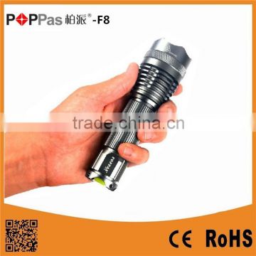 POPPAS F8 Long LightingTime Explosionproof Rechargeable Led Torch