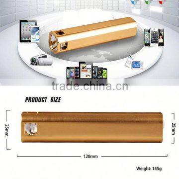 POPPAS 6617 High Quality 2600mah Portable Mini Multi-fonction Smart Power Bank Light photo-3