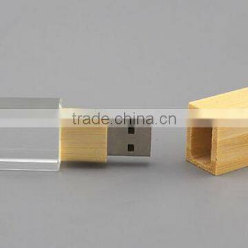 Oem Logo Free Sample Wooden Usb Flash Drive With LED Light Quality Choice photo-4