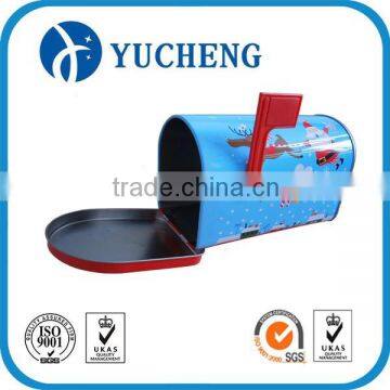 Irregular Gift Small Mailbox Metal Can Tin Box photo-3