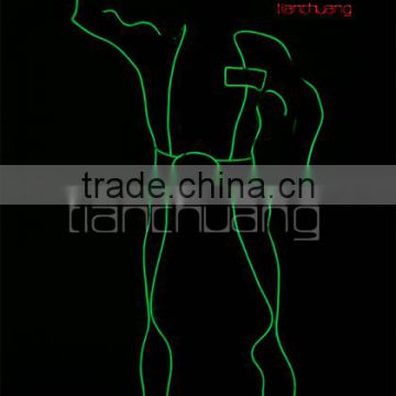 Fiber Optic LED Pole Dancing Jumpsuit