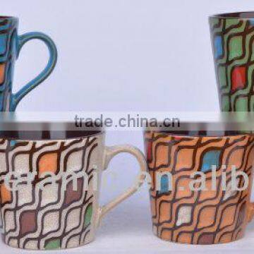 Professional manufacturer of Reactive glazed ceramic mugs