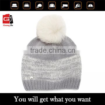 Stylish Unisex 2015 Letters Decorative Acrylic Hand Knitted Woolen Caps