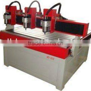 Three-head Advertising Engraving machine(for wood,acrylic,relief,stone,organic glass,double-color board,copper,aluminum)