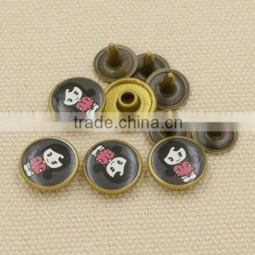 Cute Logo Copper Rivets for Children photo-3
