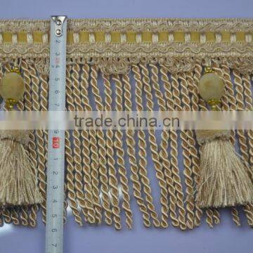 High Quality Rayon Bullion Fringe for Curtain Decorations photo-4