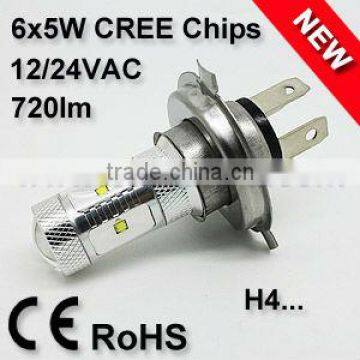 Top Selling Free replacement car led lighting h4 Cree car light