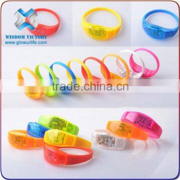 Voice Activated Noise Flashing Bracelet,silicon Led Bracelet photo-5