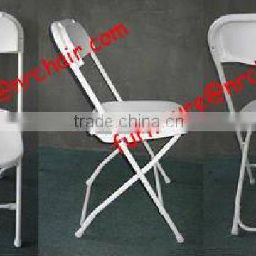 shanghai commercial furniture wholesale wedding outdoor white plastic folding dining chair