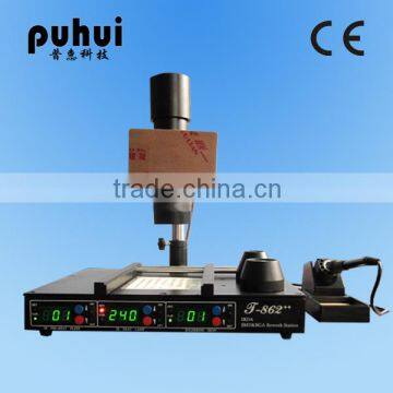 infrared bga machine,mobile phone motherboard repair tools T-862++ ,BGA Rework Station ,reballing stencil,made in china