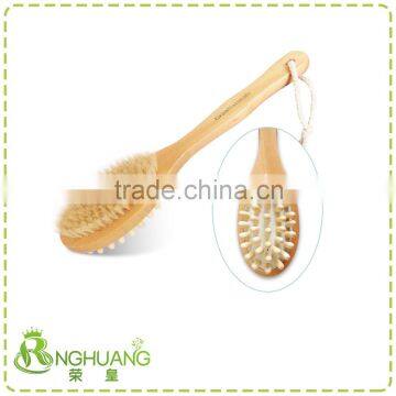 Double side wooden Dry Body Brush