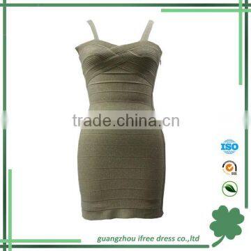 Spaghettti strap short mini bandage summer dresses for girls