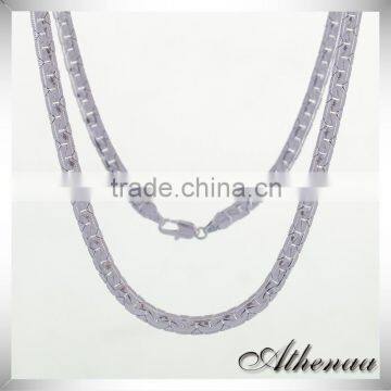 Copper Jewelry Design Athenaa Brand Name Silver Best Friend Necklace photo-2