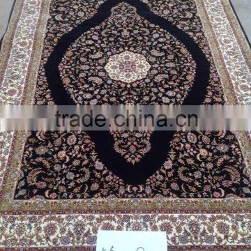 Mysterious persian design silk rug handmade carpets and rugs