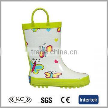 hotsale italy cute white flower rain boots