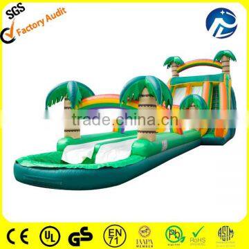inflatable giant tropical monsoon slide waterslide