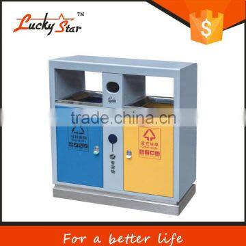 red sun Customized recycling stainless steel waste bin skip bin hook bin gantry bin tipper bin