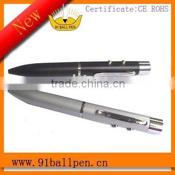 3 in 1 pen, metal laser ball pen+LED