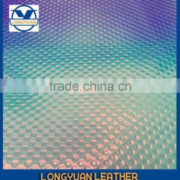 Color Change Leather Embossed Vinyl Fabric PU Leather Factory