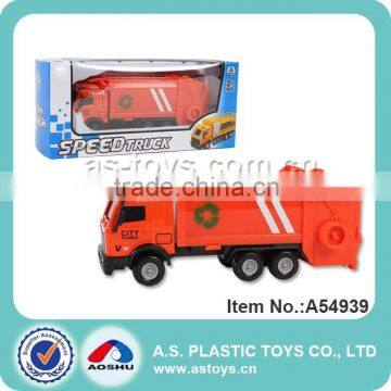 Diecast model sanitation truck toy