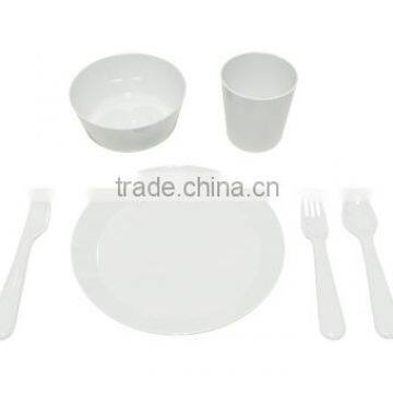 New Wholesale Bpa Free Plastic Custom Printed 6PCS/SET Kids Dinnerware Sets photo-5