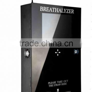 Professional black smart vending breathalyzer with fuel cell sensor